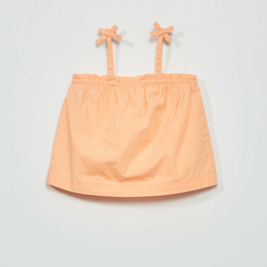 Spaghetti strap top ORANGE