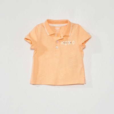 Jersey polo shirt ORANGE