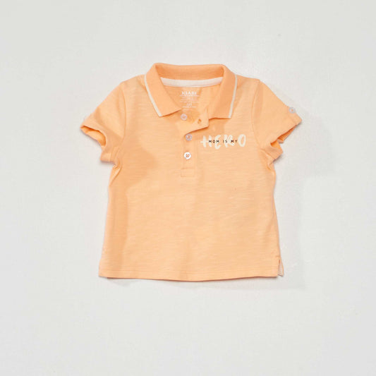 Jersey polo shirt ORANGE