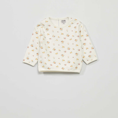Printed sweater SNOW HELLO