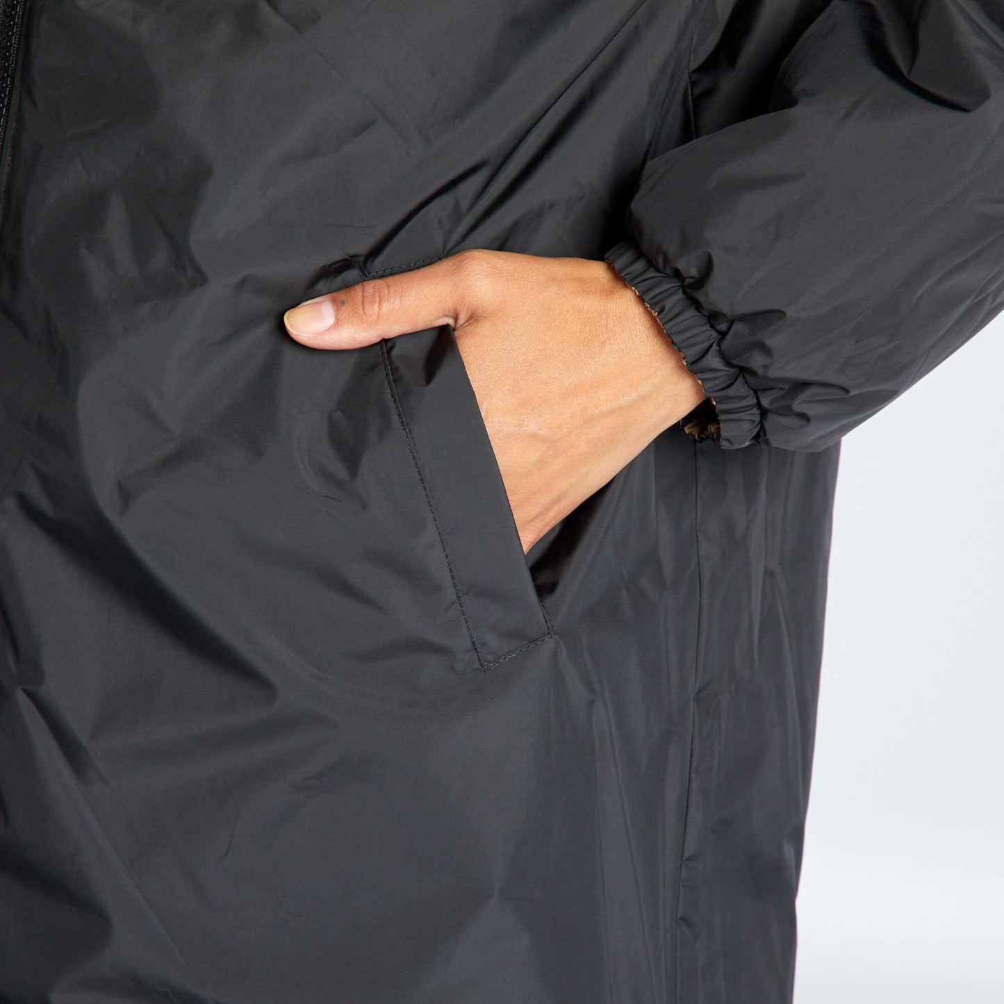 Reversible windcheater BLACK