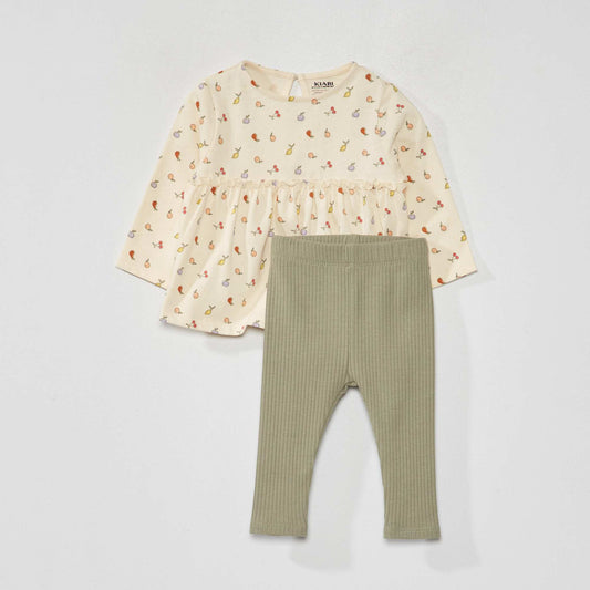 T-shirt + leggings set - Two-piece set EGG-FRUIT