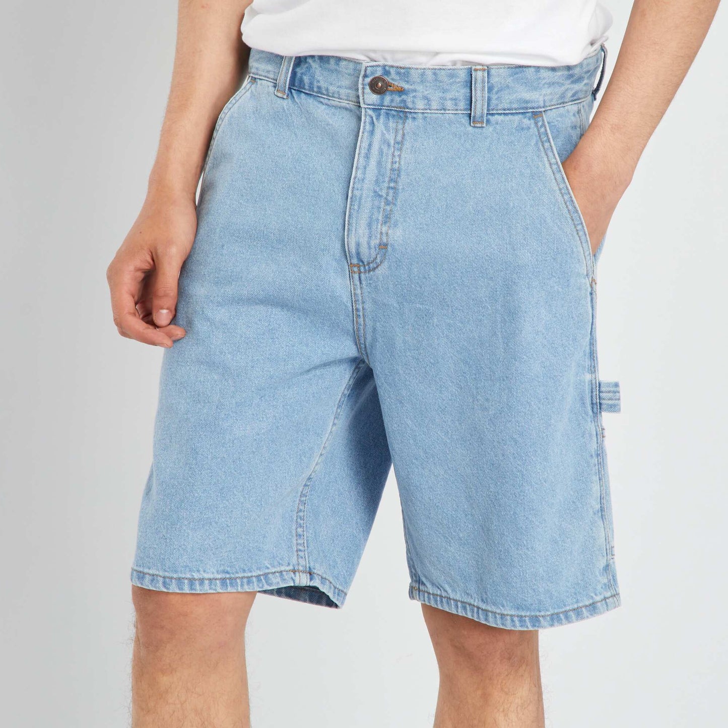 Denim Bermuda shorts Blue