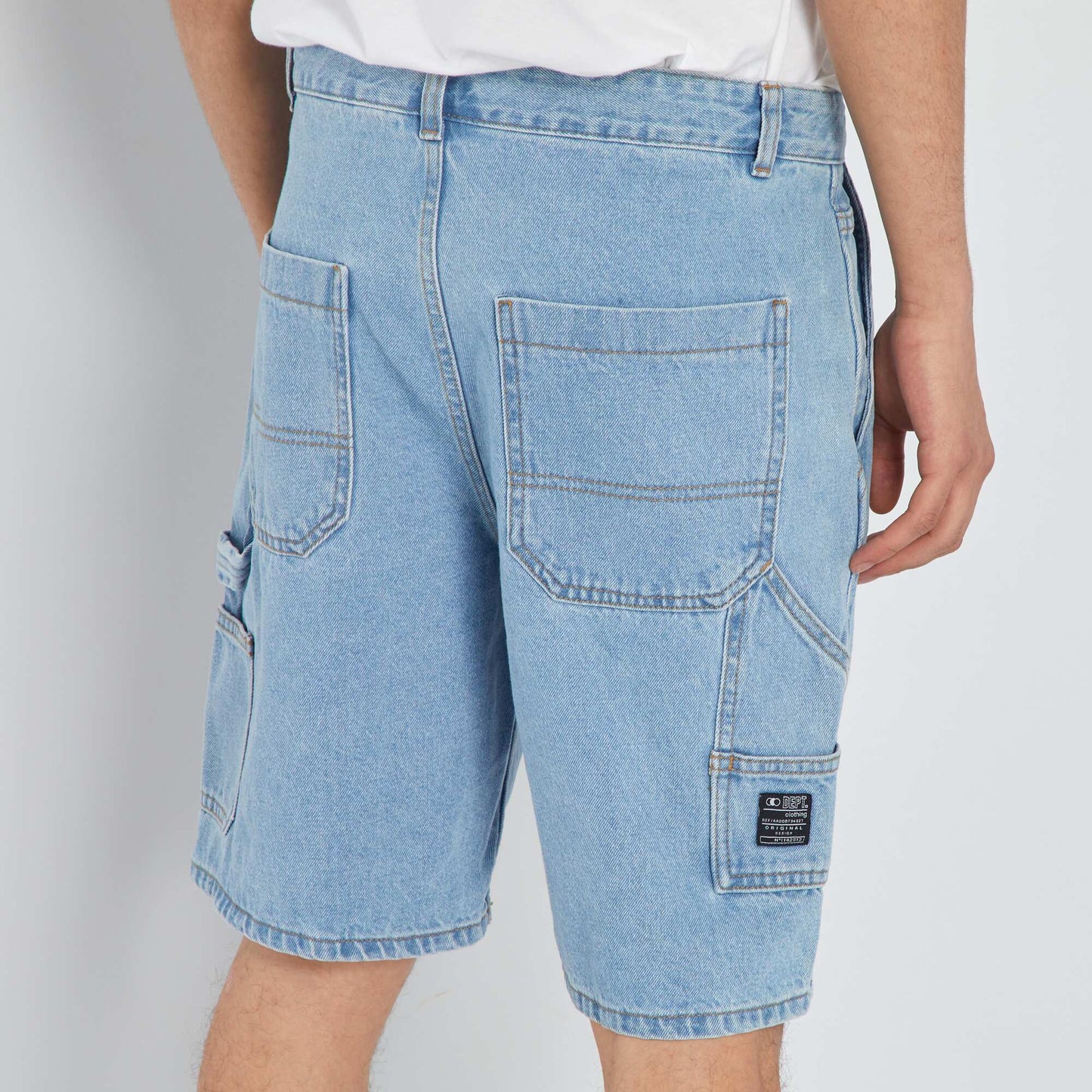 Denim Bermuda shorts Blue