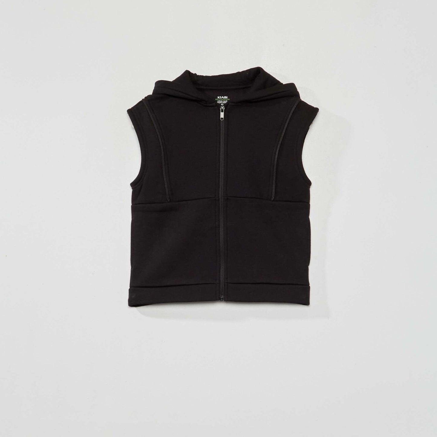 Zip-up hoodie Black