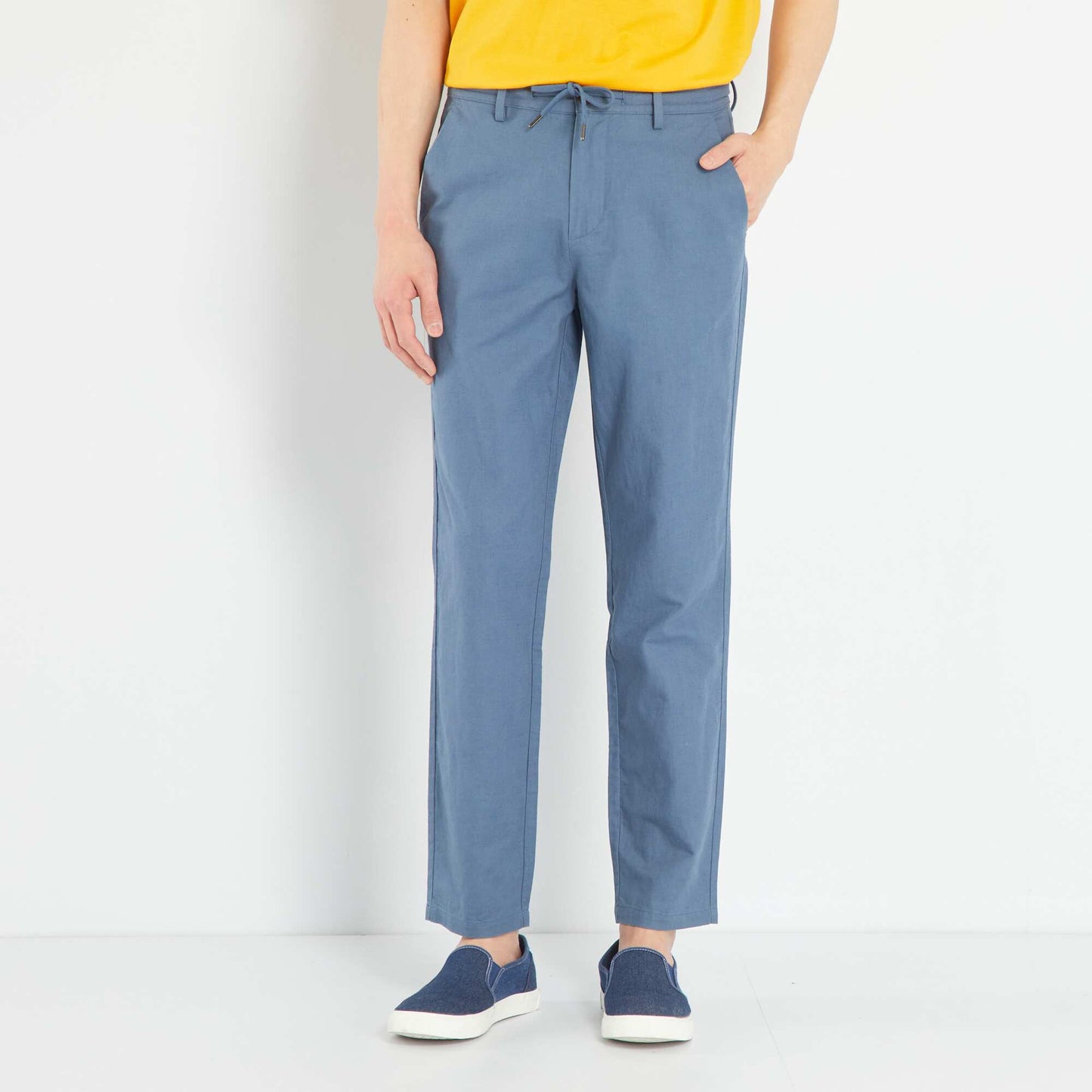 Slim-fit chinos BERIN BLUE