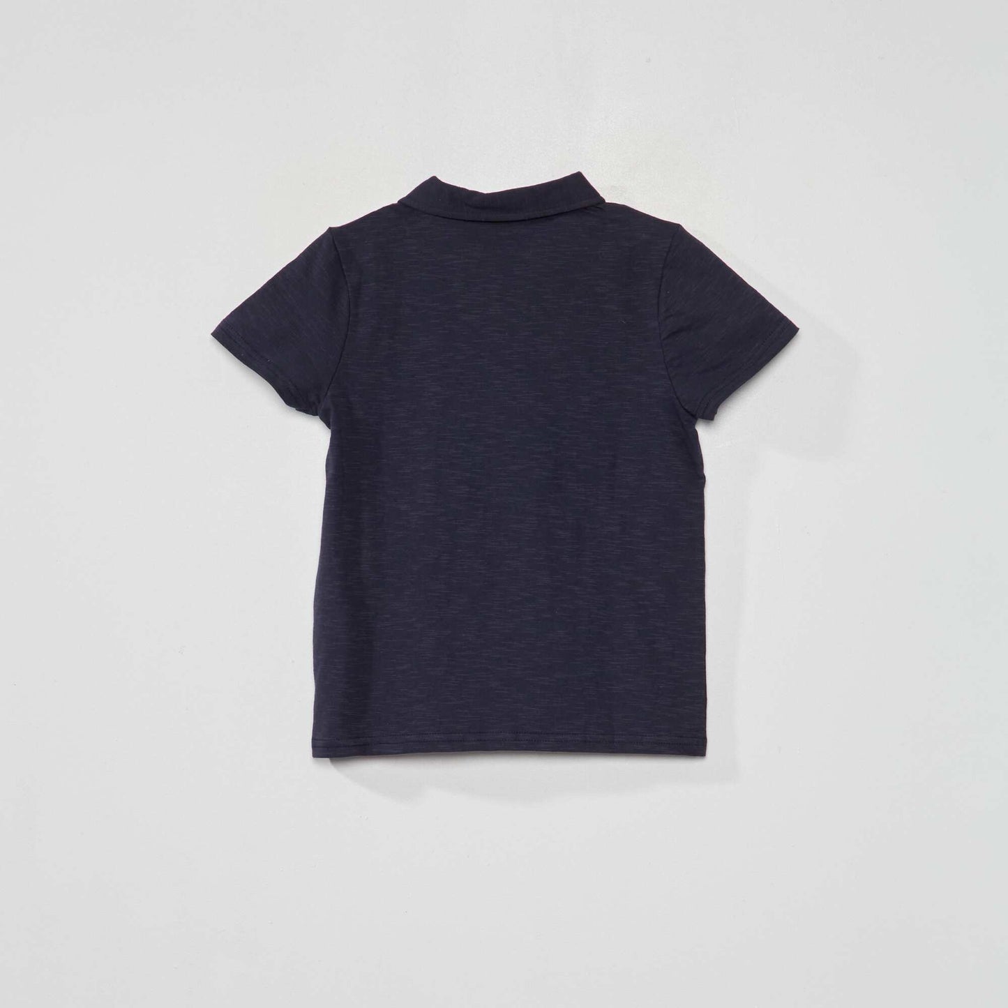 'Enjoy the moment' polo shirt BLUE