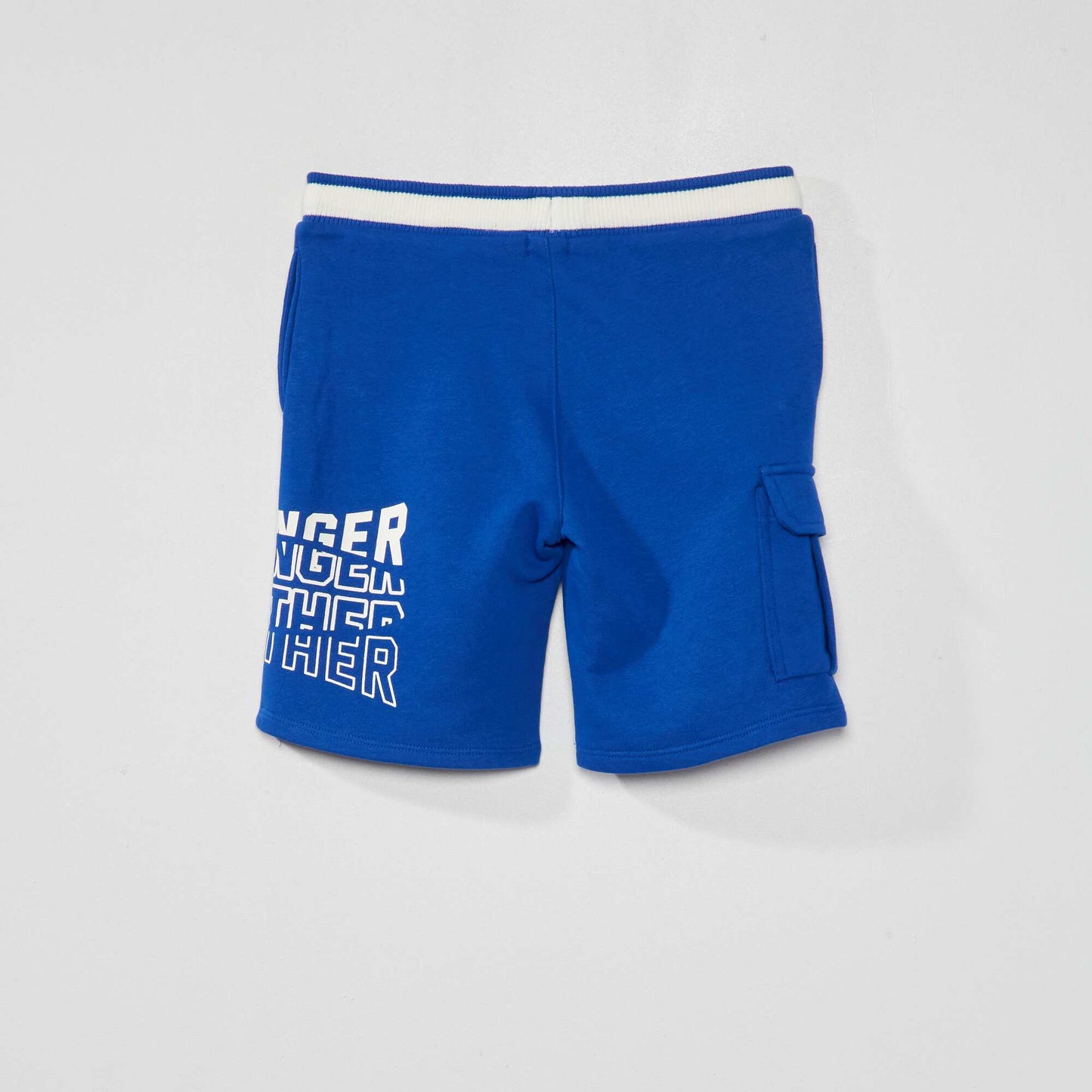 French terry Bermuda shorts BLU_STRONG