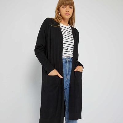 Knit cardigan BLACK