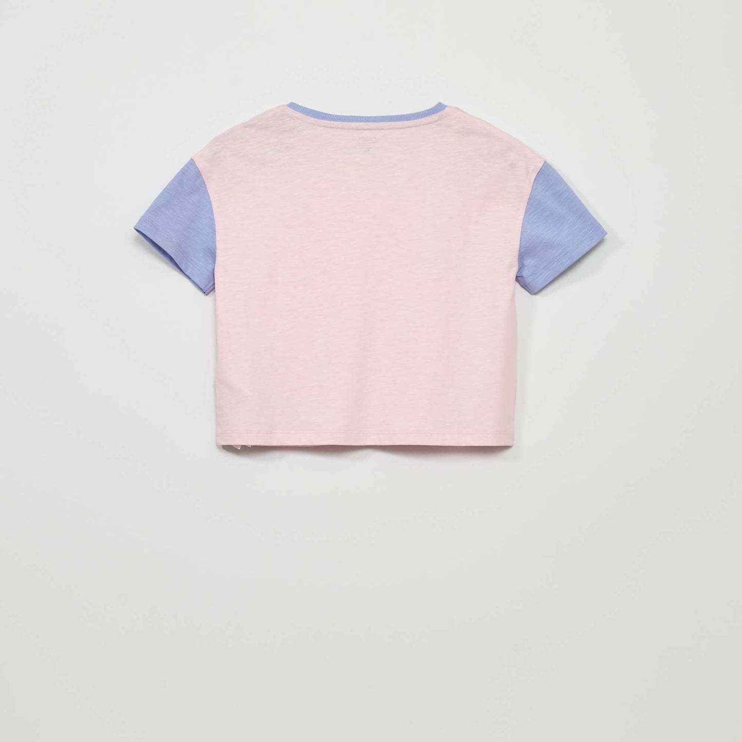 Stylish round-neck T-shirt PINK