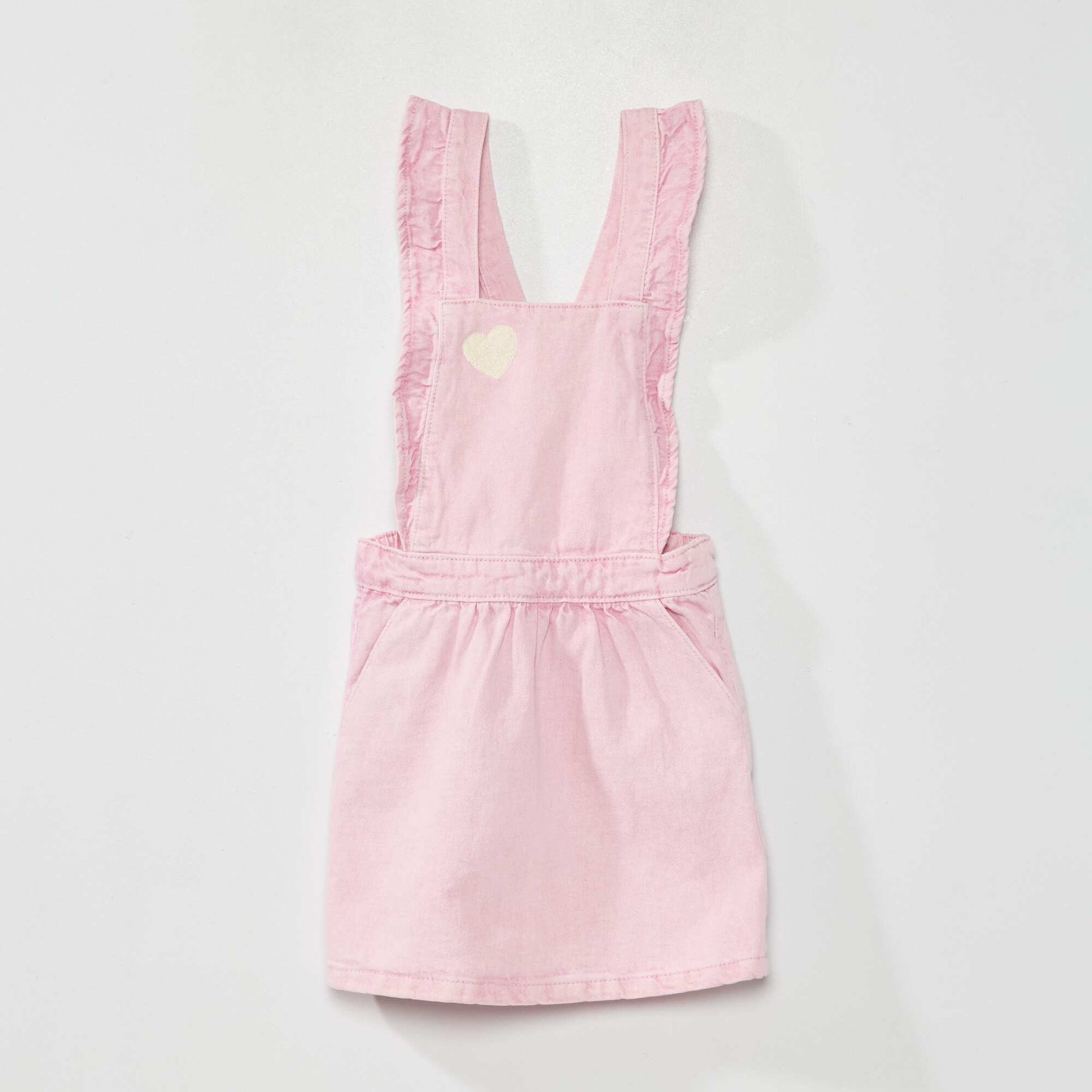 Denim dungaree dress PINK Denim dungaree dress PINK