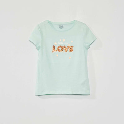 Jersey T-shirt with fun design BLUE