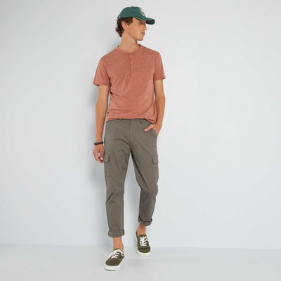 Trousers with pockets KHAKI