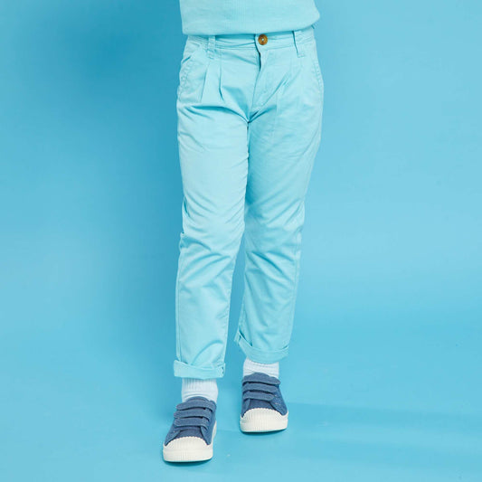 Straight-leg chinos BLUE