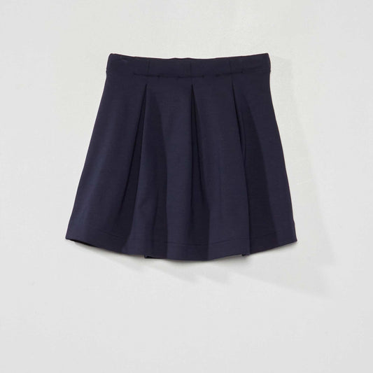 Short flared skirt blue
