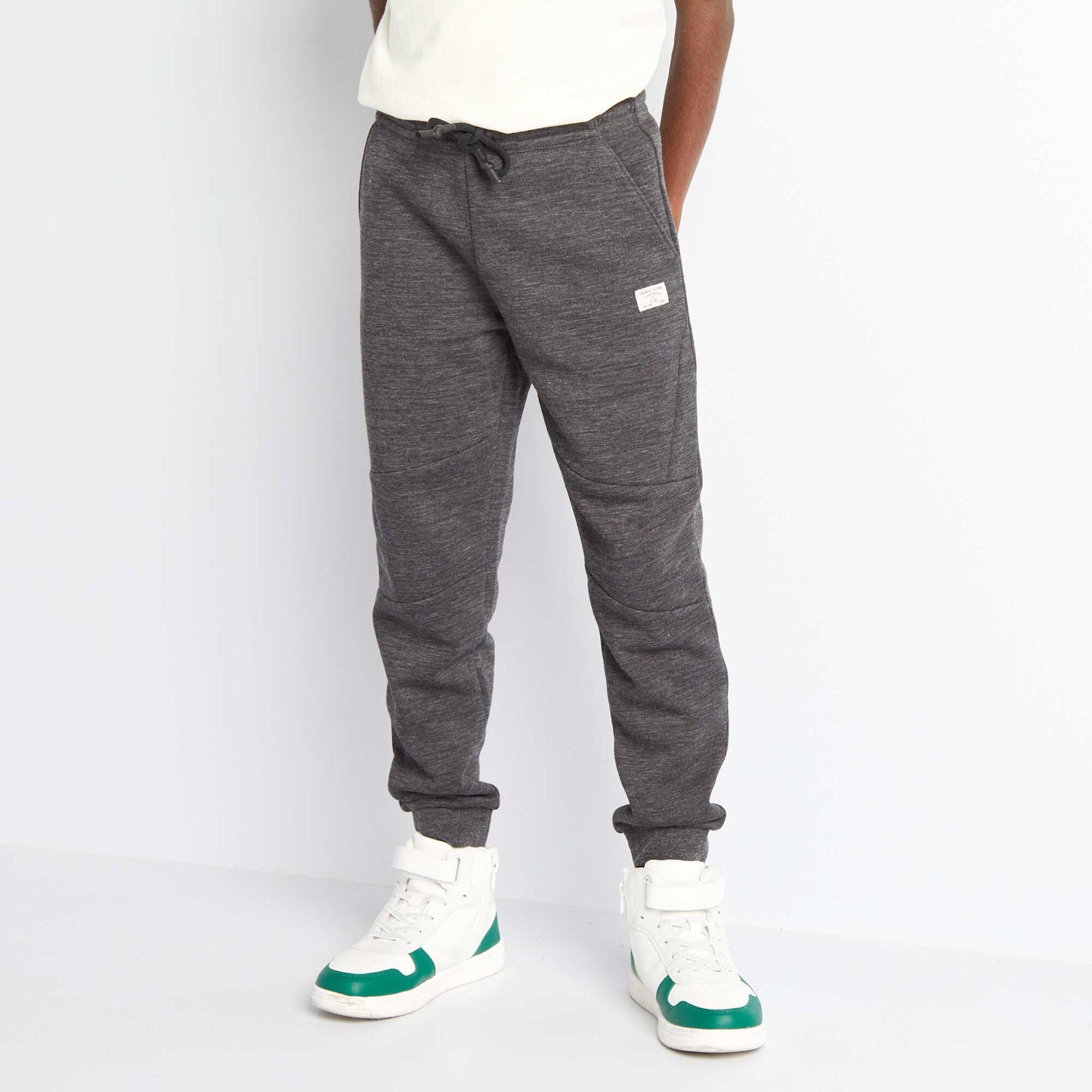 Sweatshirt fabric joggers GREY