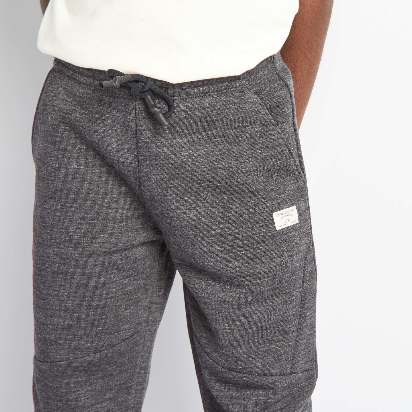 Sweatshirt fabric joggers GREY