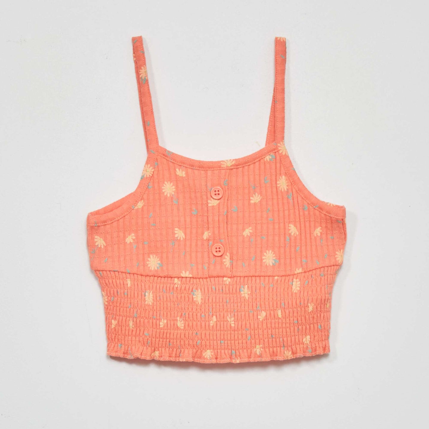 Vest top with spaghetti straps CORAL_MARG