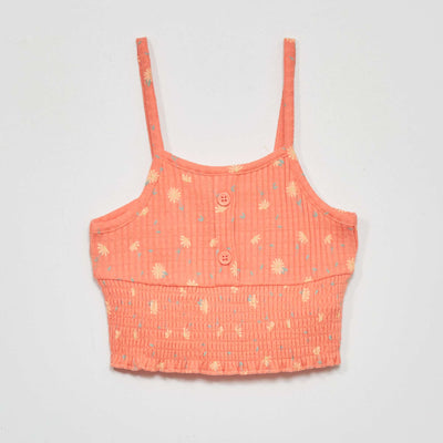 Vest top with spaghetti straps CORAL_MARG