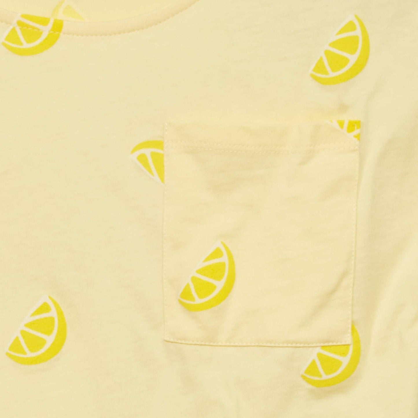 Printed jersey T-shirt AO_LEMON