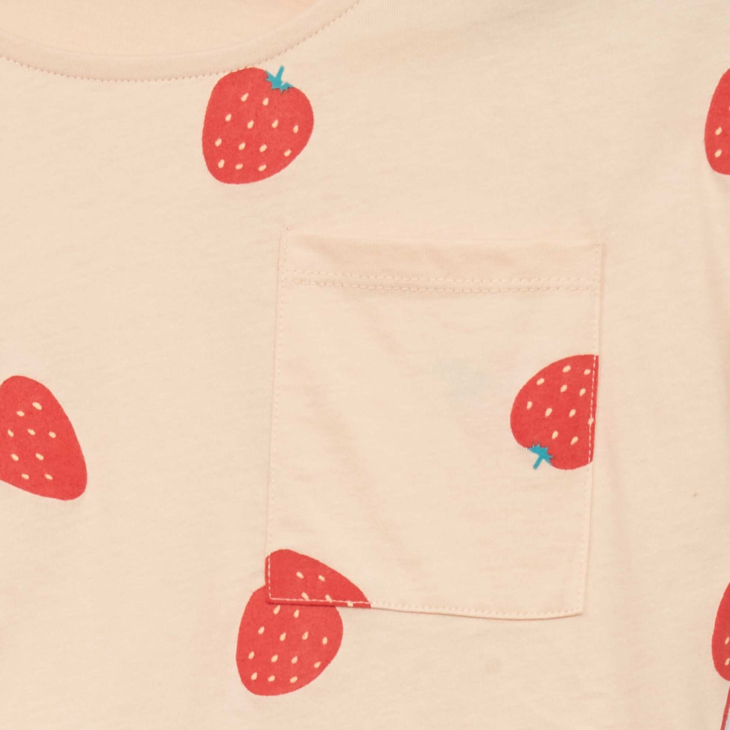 Printed jersey T-shirt AO_STRAWBE