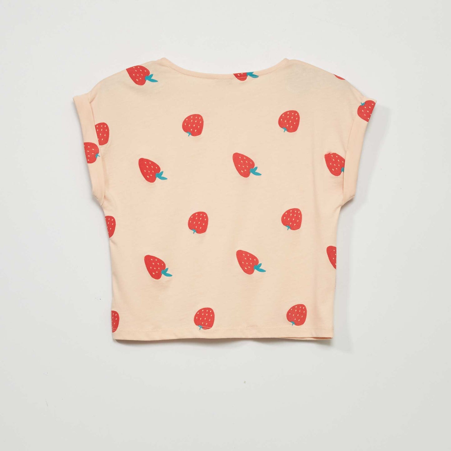 Printed jersey T-shirt AO_STRAWBE