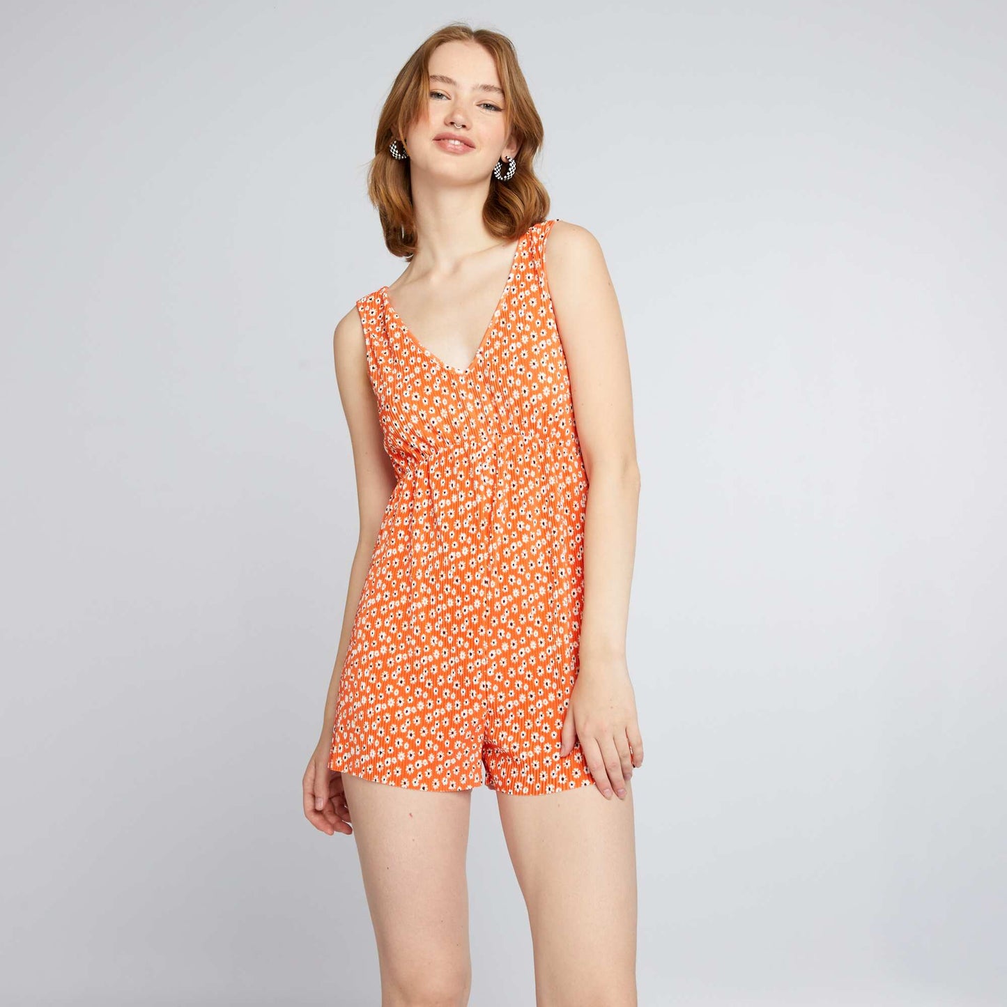 Printed playsuit ORANGEFLOW