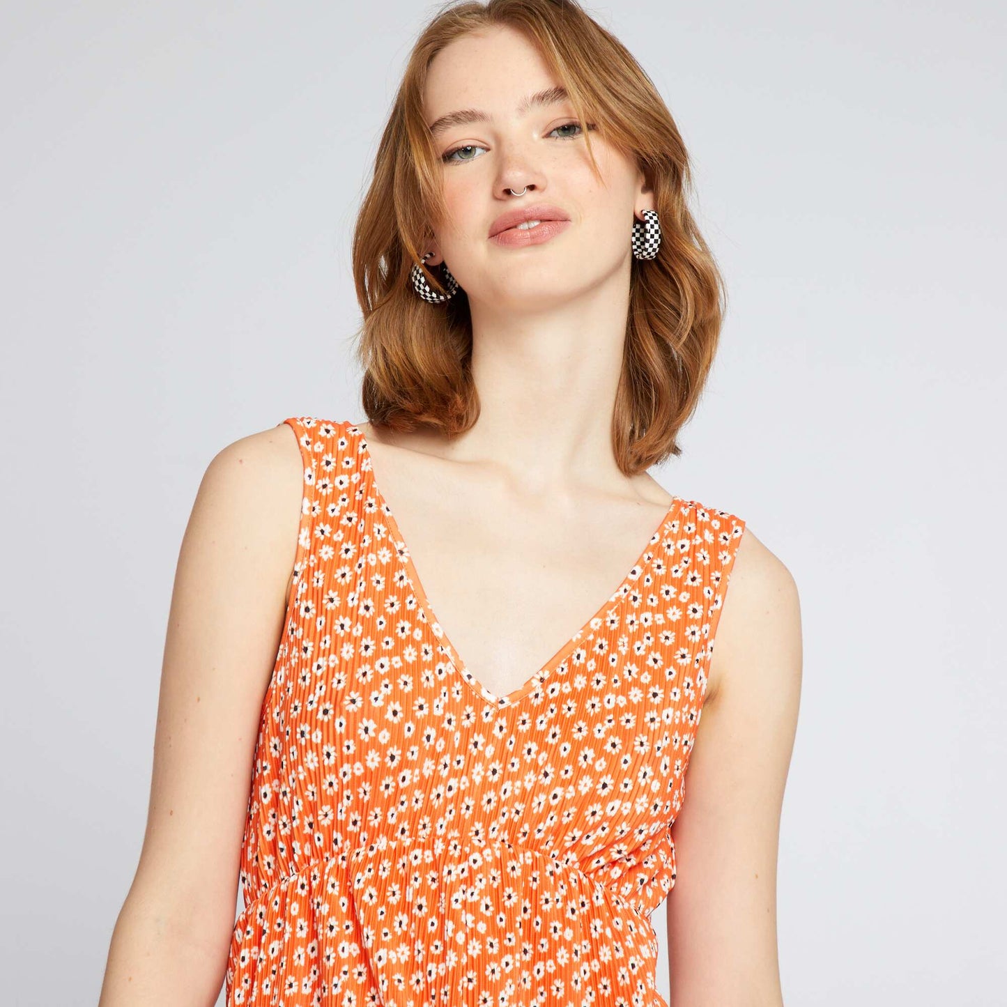 Printed playsuit ORANGEFLOW