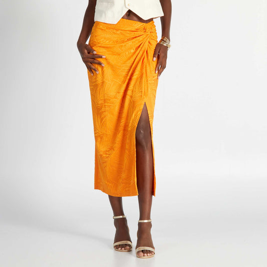 Long skirt ORANGE ACE