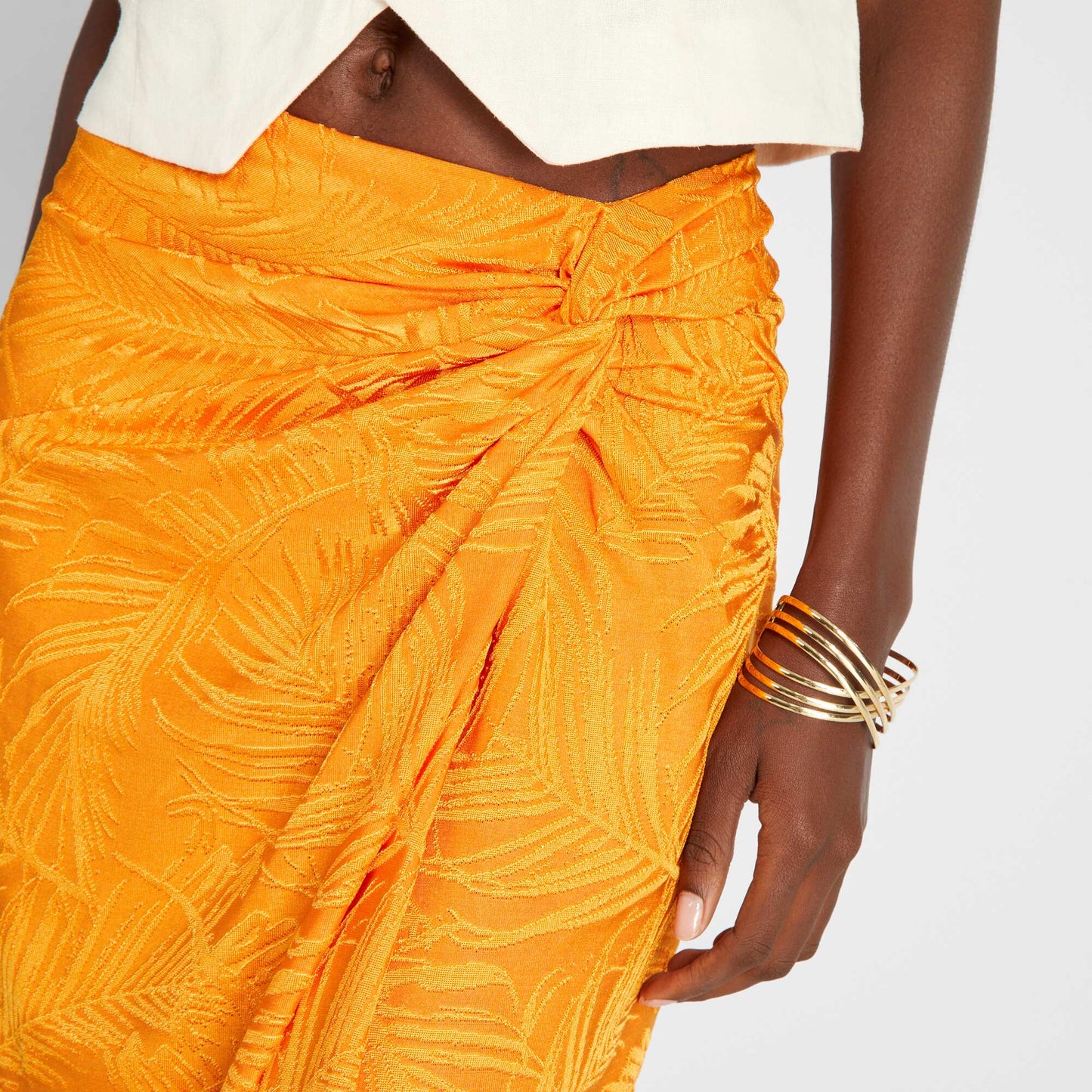 Long skirt ORANGE ACE