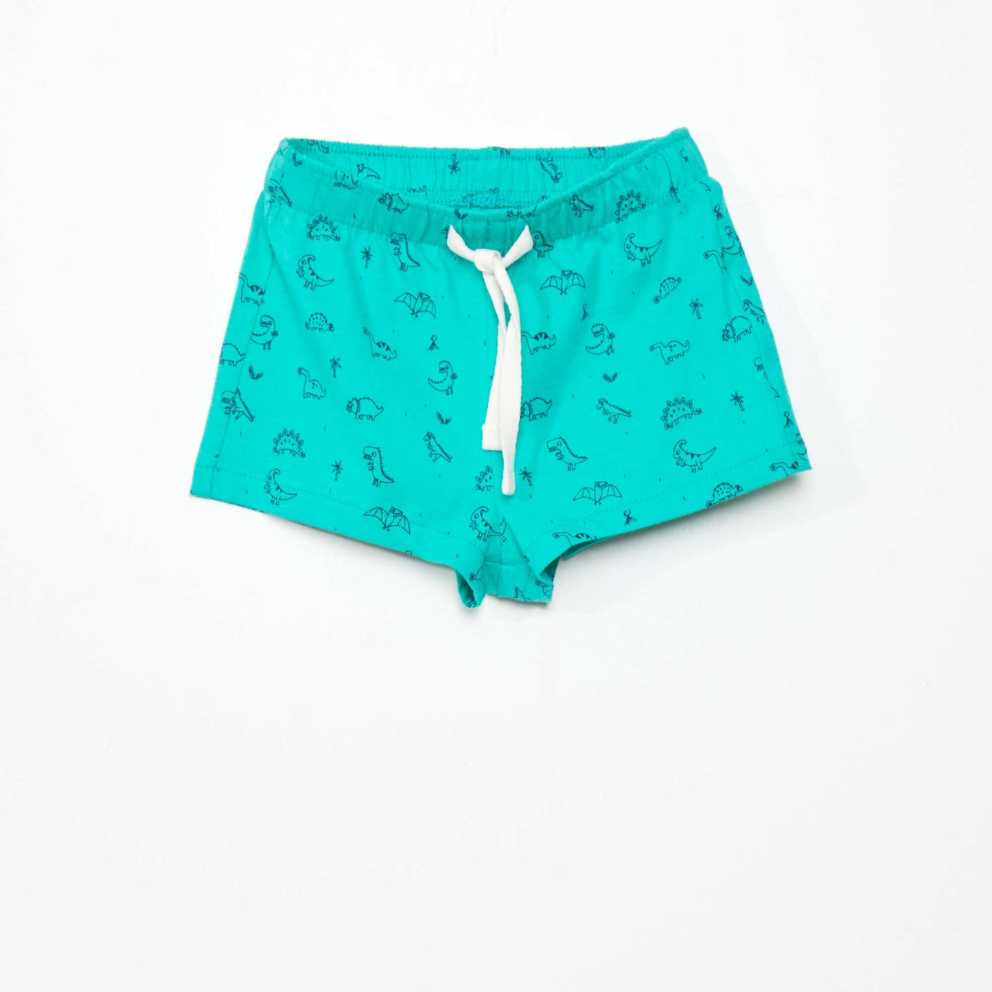 Pack of 2 cotton shorts BLUE DINO