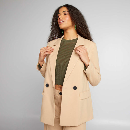 Oversized blazer BEIGE