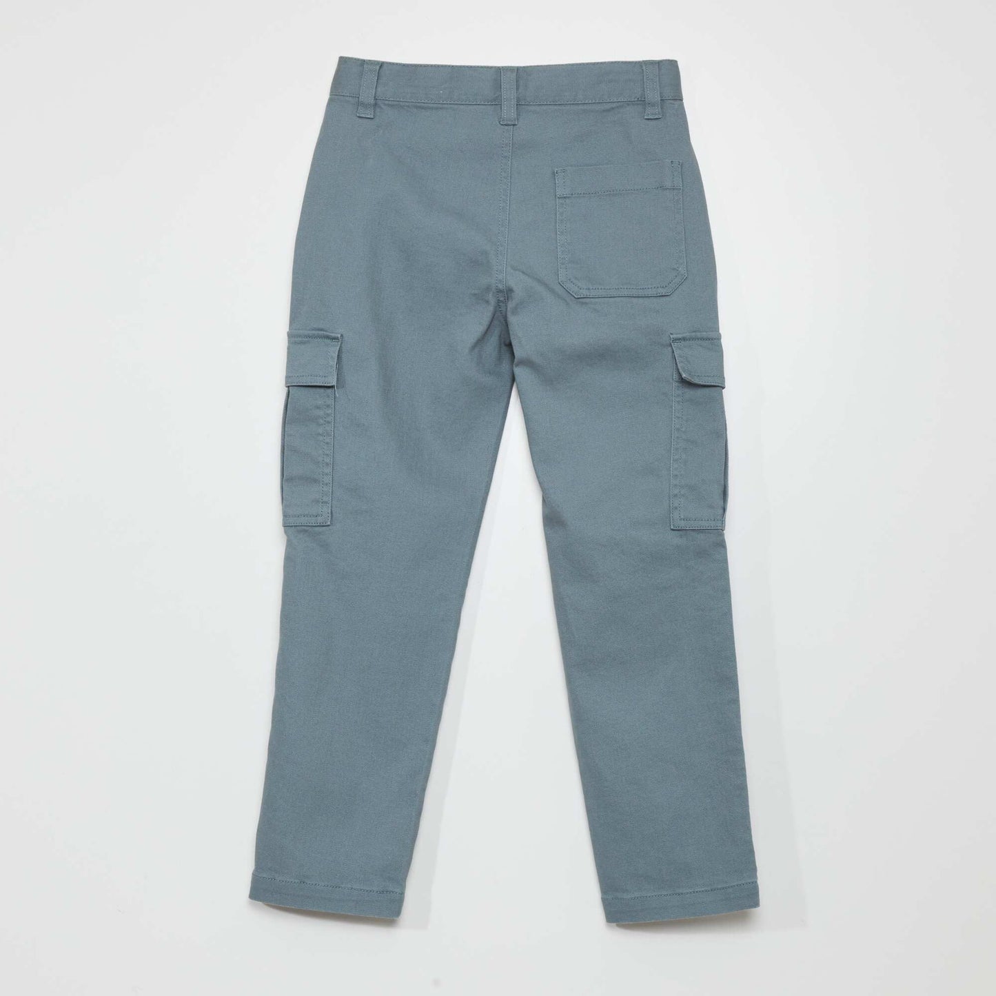 Slim-fit trousers with pockets BLUE