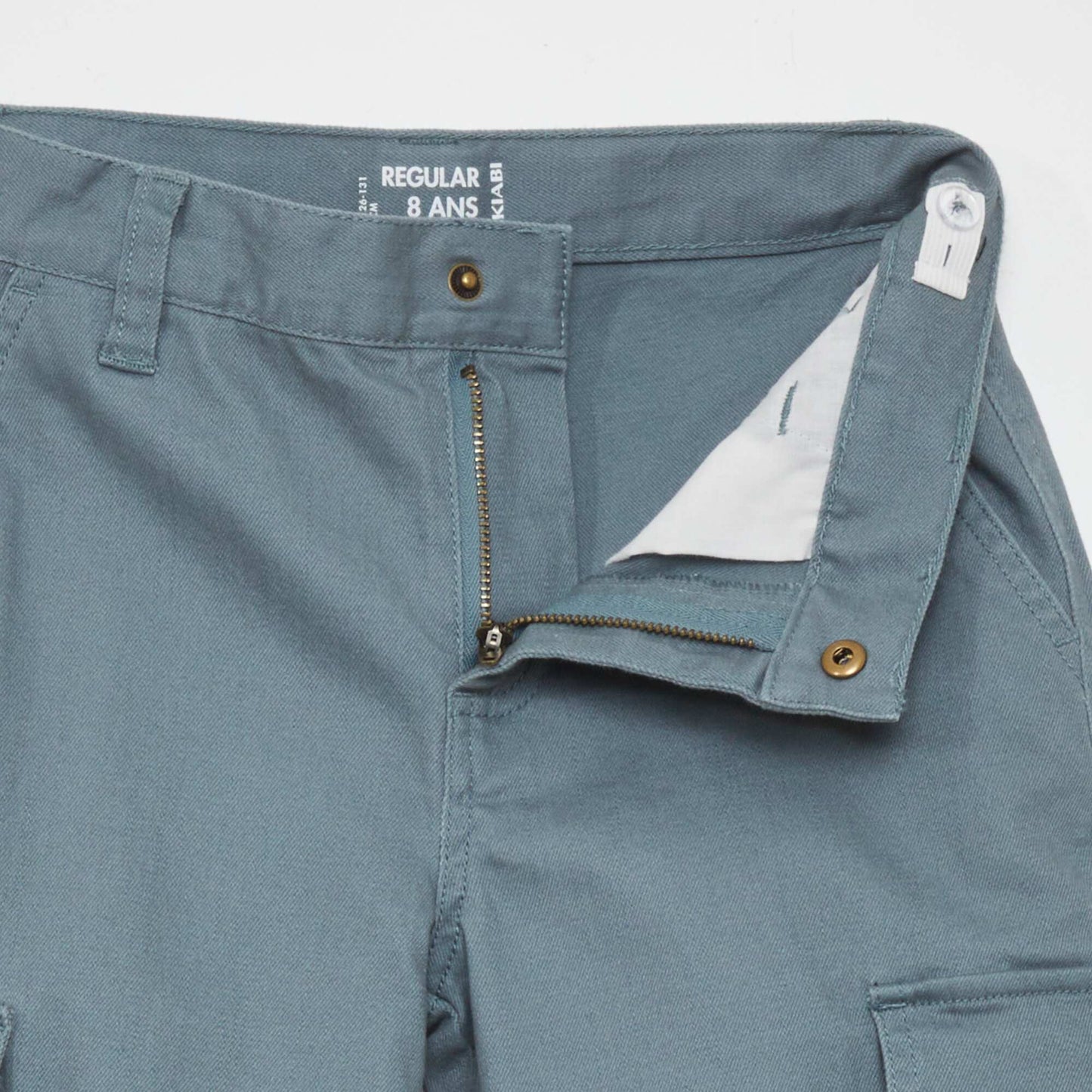 Slim-fit trousers with pockets BLUE