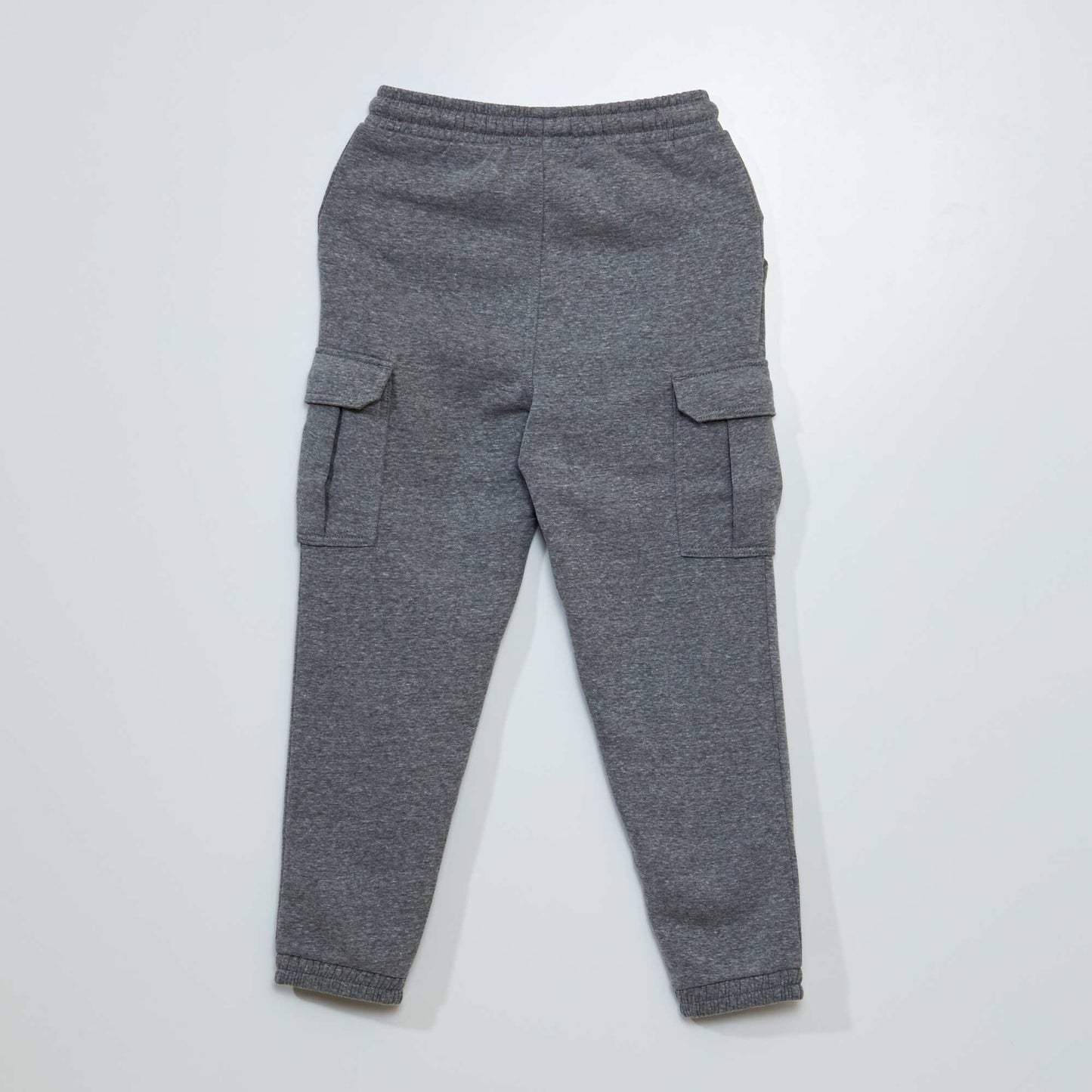 Marled sweatshirt fabric joggers GREY