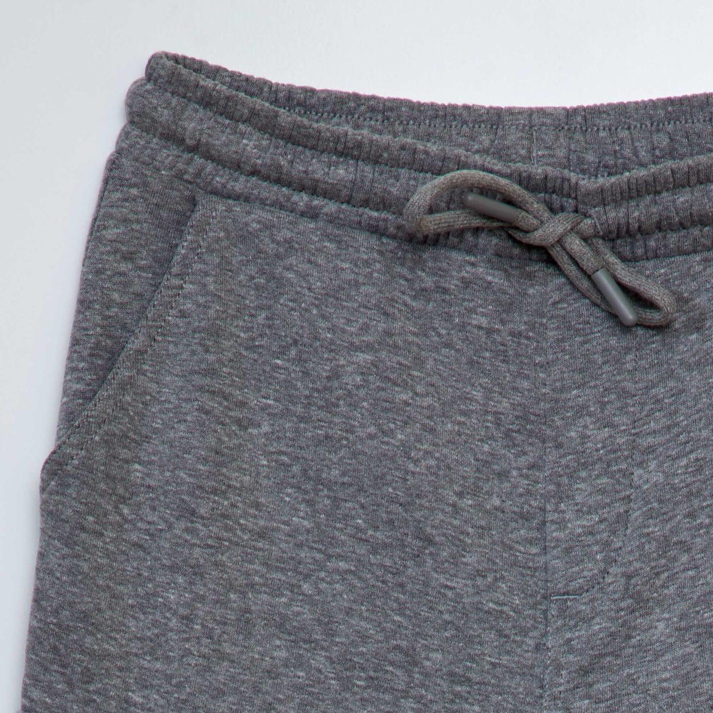 Marled sweatshirt fabric joggers GREY