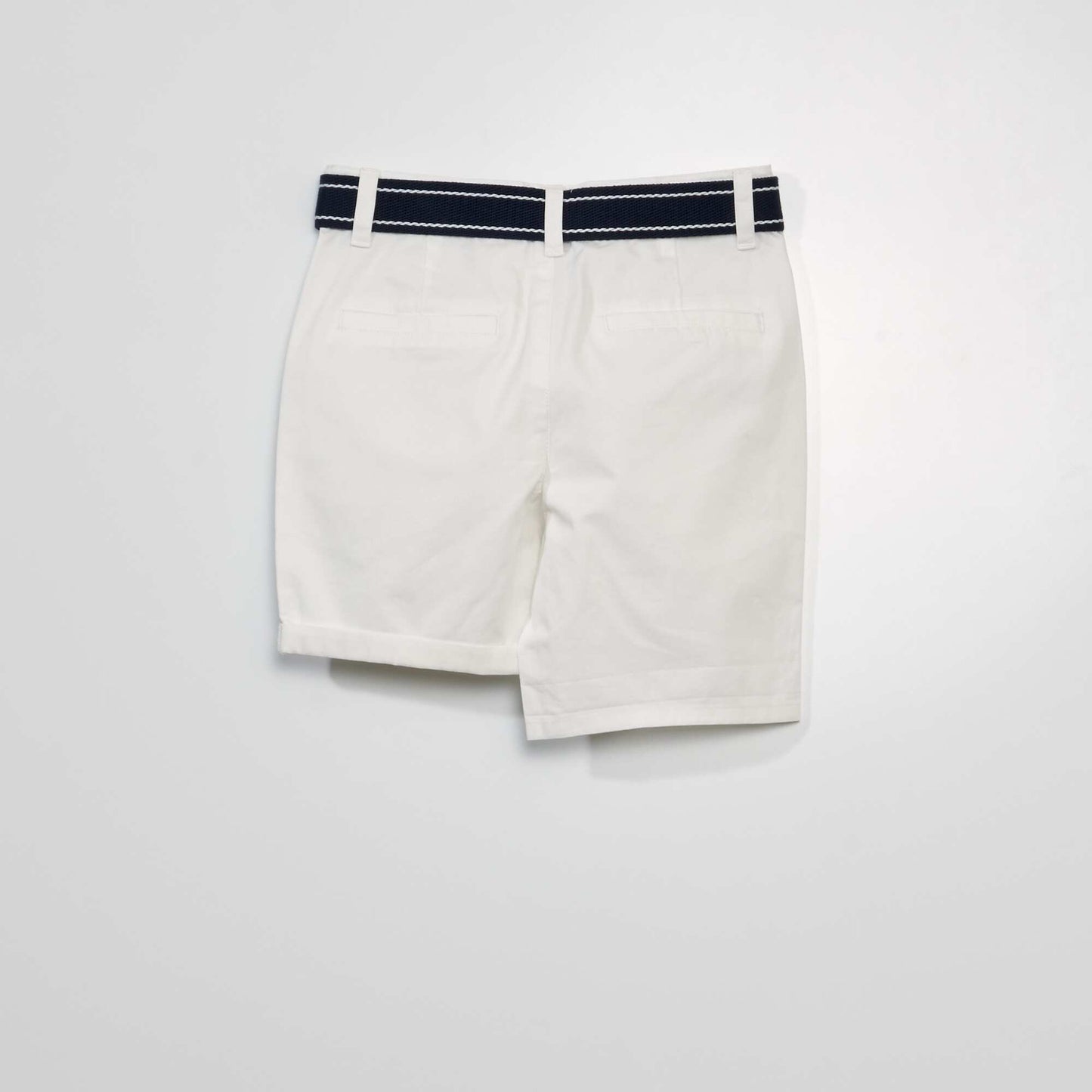 Chino Bermuda shorts WHITE