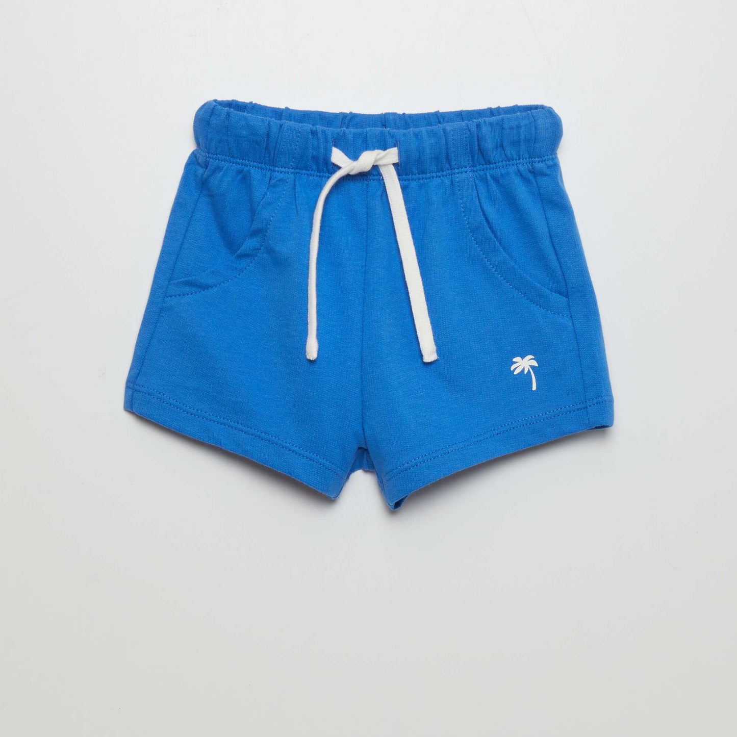 French terry shorts WHITE