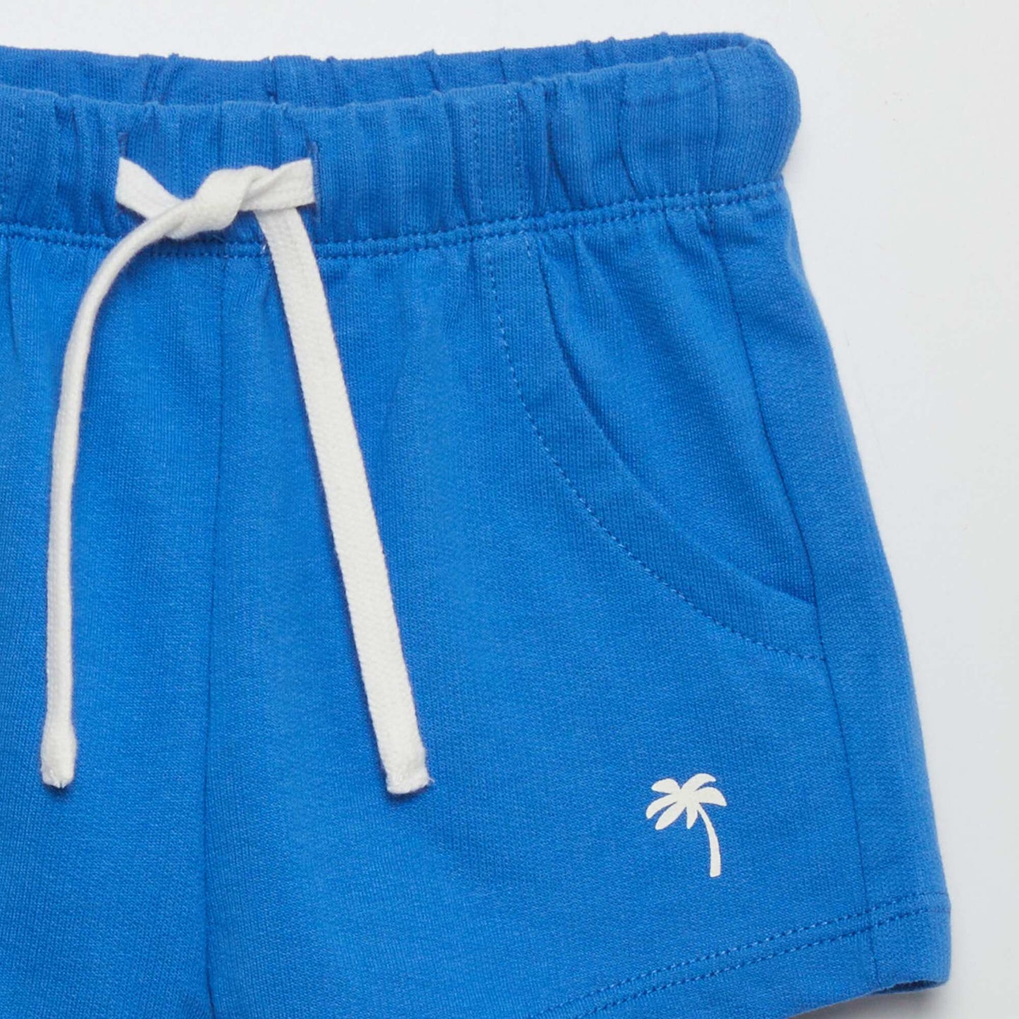 French terry shorts WHITE