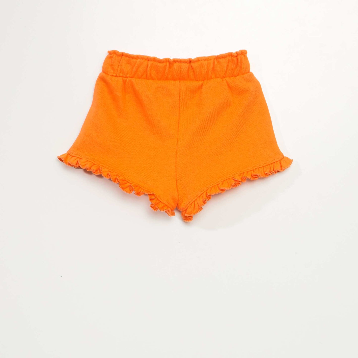 Shorts with ruffles ORANGE