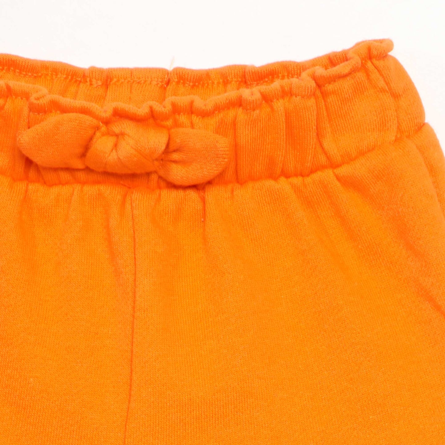 Shorts with ruffles ORANGE