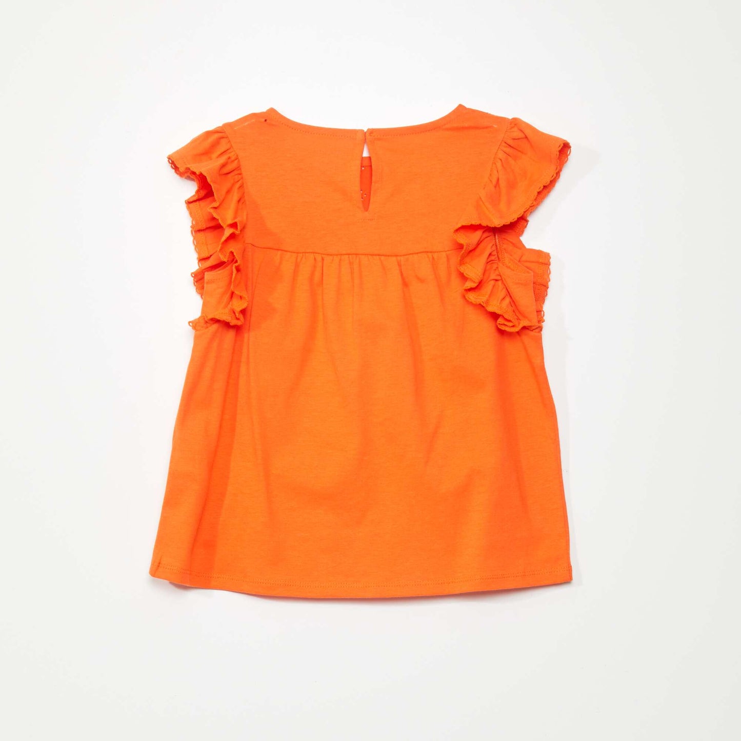 Embroidered T-shirt ORANGE