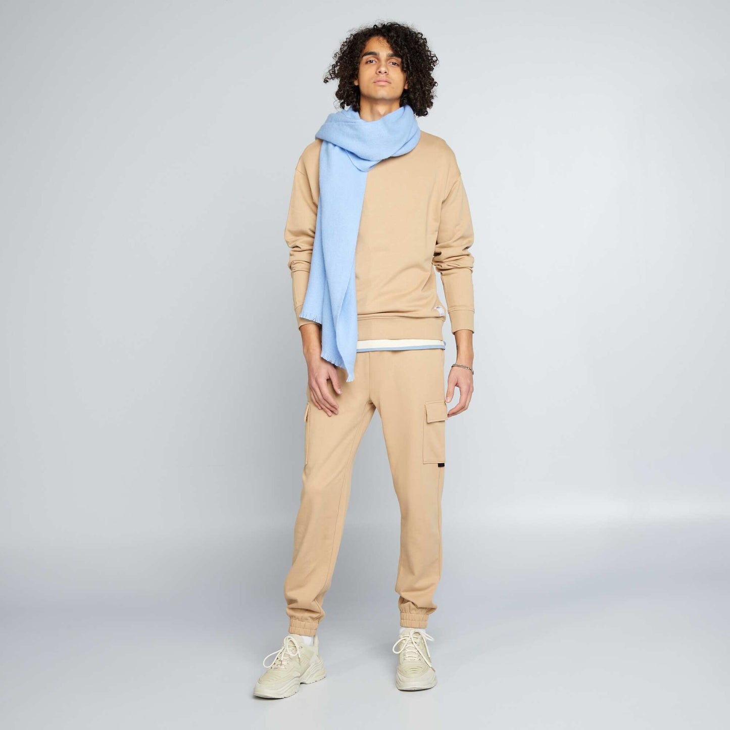 Cargo-style joggers BEIGE