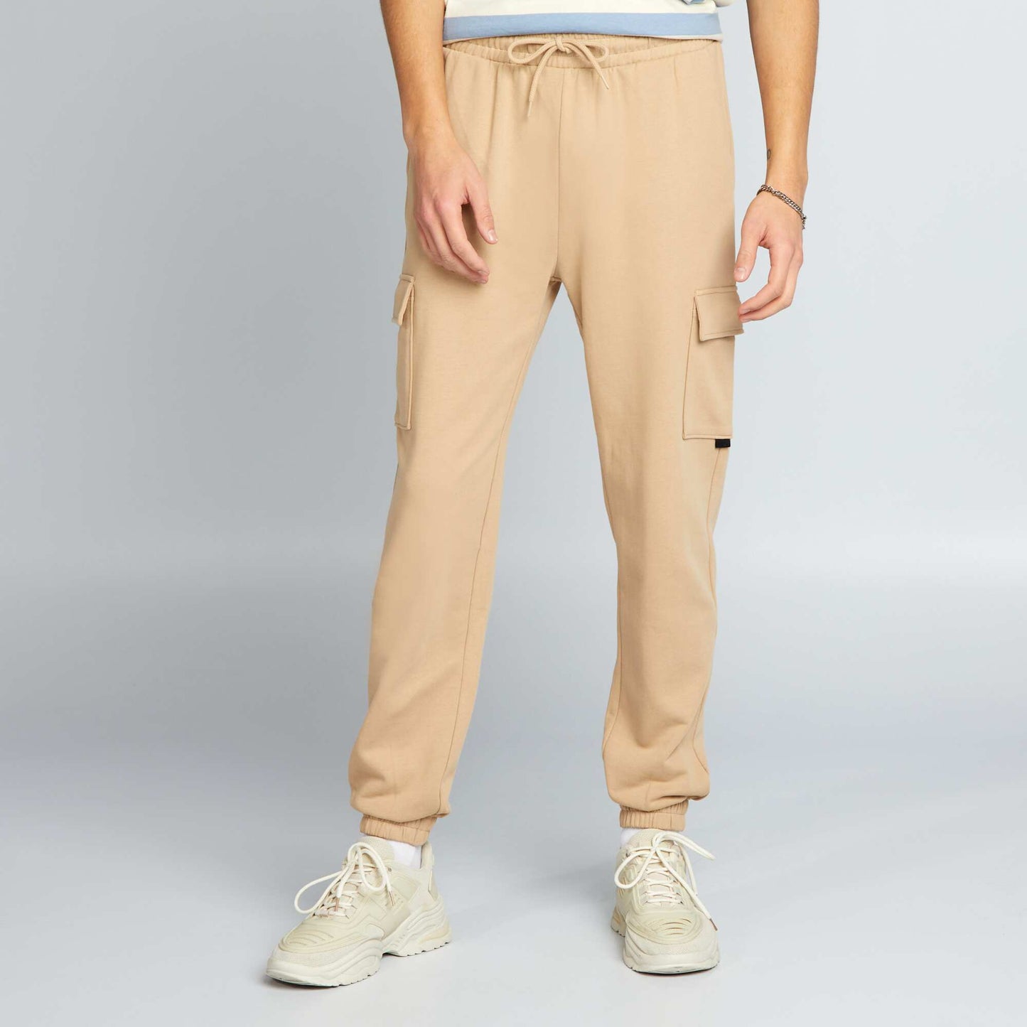 Cargo-style joggers BEIGE