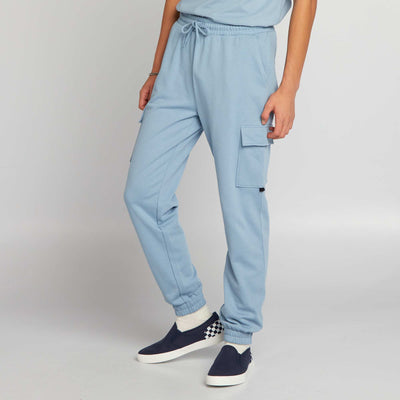 Cargo-style joggers BLUE