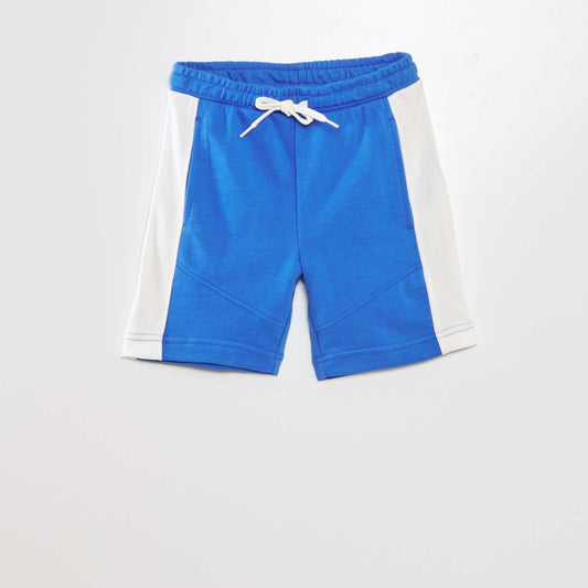 Lightweight sweatshirt fabric shorts BLUE