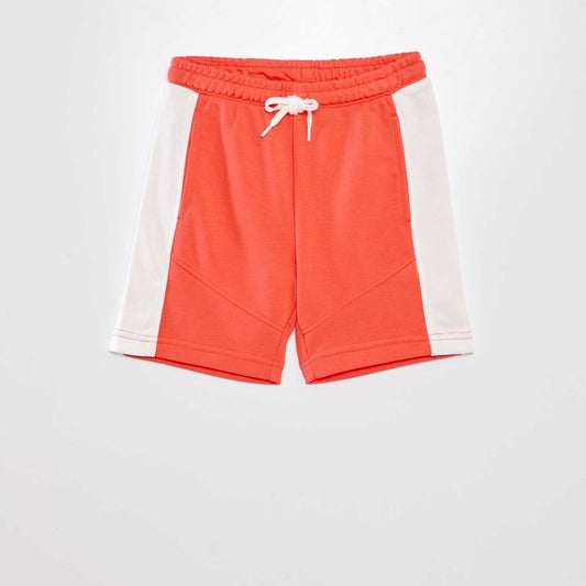 Lightweight sweatshirt fabric shorts RED