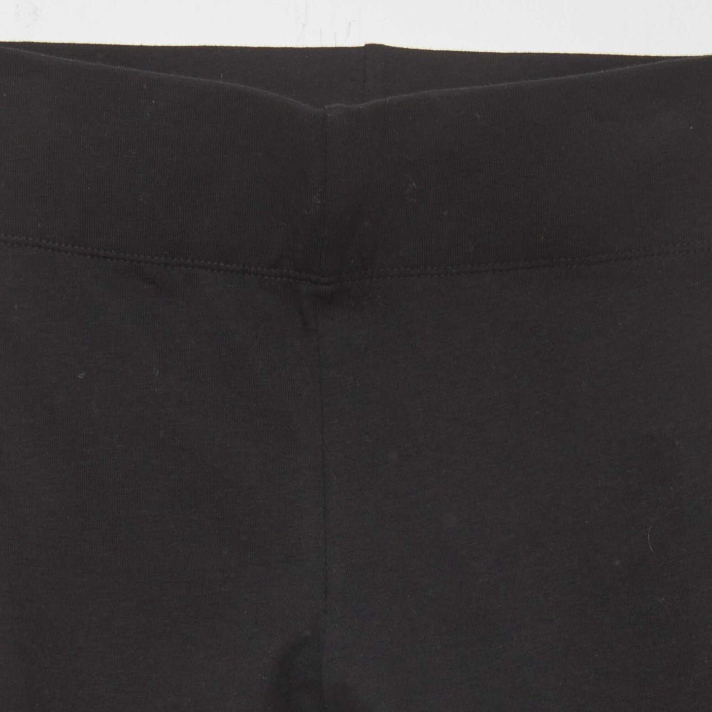 Stretch cotton cycling shorts black