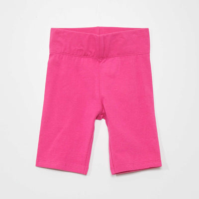 Stretch cotton cycling shorts PINK