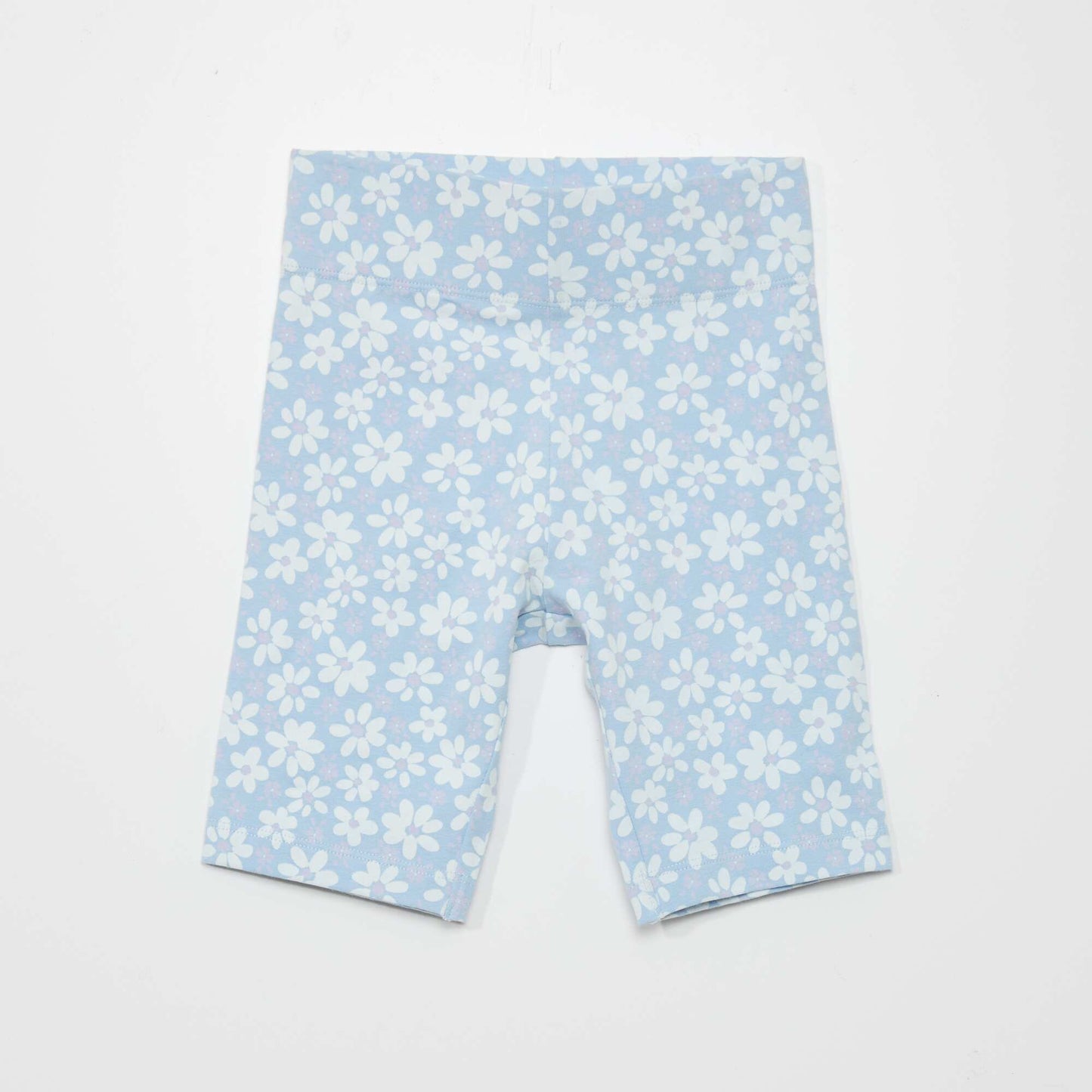 Stretch cotton cycling shorts BLUE